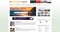 Desktop Screenshot of orangecountyguide.com